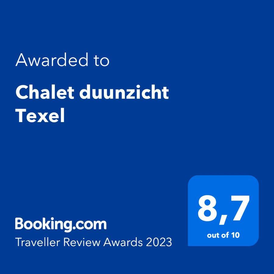 Chalet Duunzicht Texel De Cocksdorp  Extérieur photo